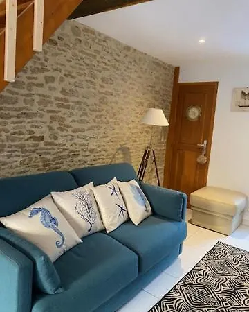 L Hippocampe Petite Maison Cosie Avec Cour Interieure A 200 Metres De La Normandie Ferienhaus Saint-Aubin-Sur-Mer (Calvados)